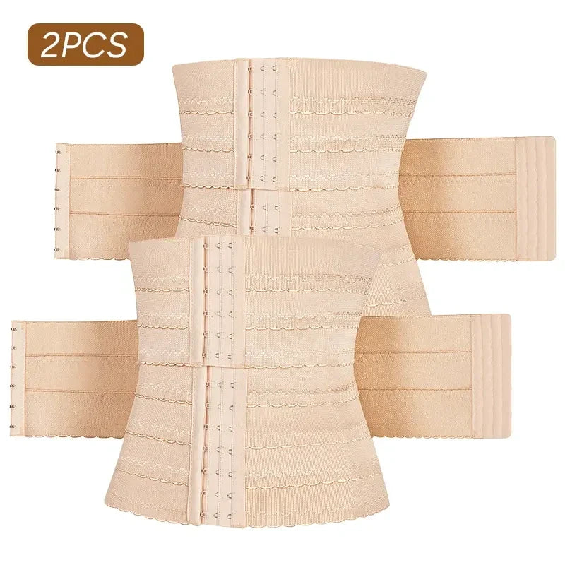 NINONERA DualHold Extra-Belt Bodysuit - Beige&Beige(Extra Belt)