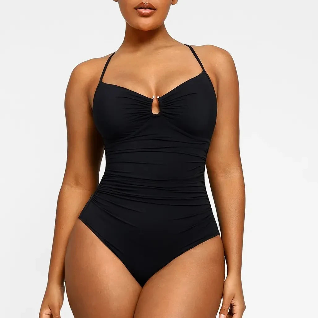 NINONERA U-Ring Smart Sculpt Swimsuit - Black