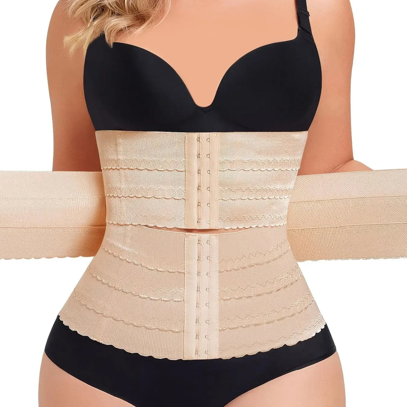 NINONERA CoreLine Sectional Waist Corset - Khaki