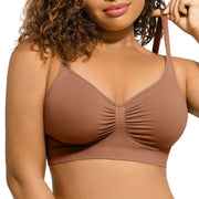 NINONERA CloudForm wireless bra in Light Coffee