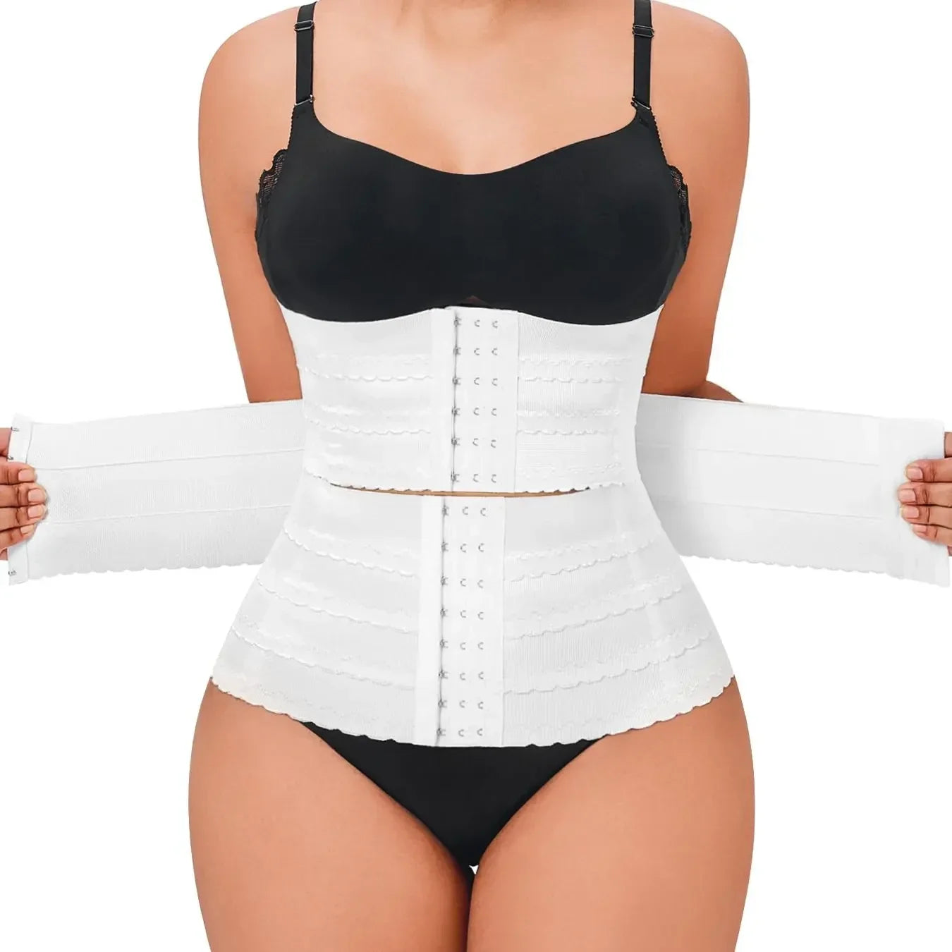 NINONERA CoreLine Sectional Waist Corset - Off White