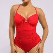 NINONERA U-Ring Smart Sculpt Swimsuit - Red