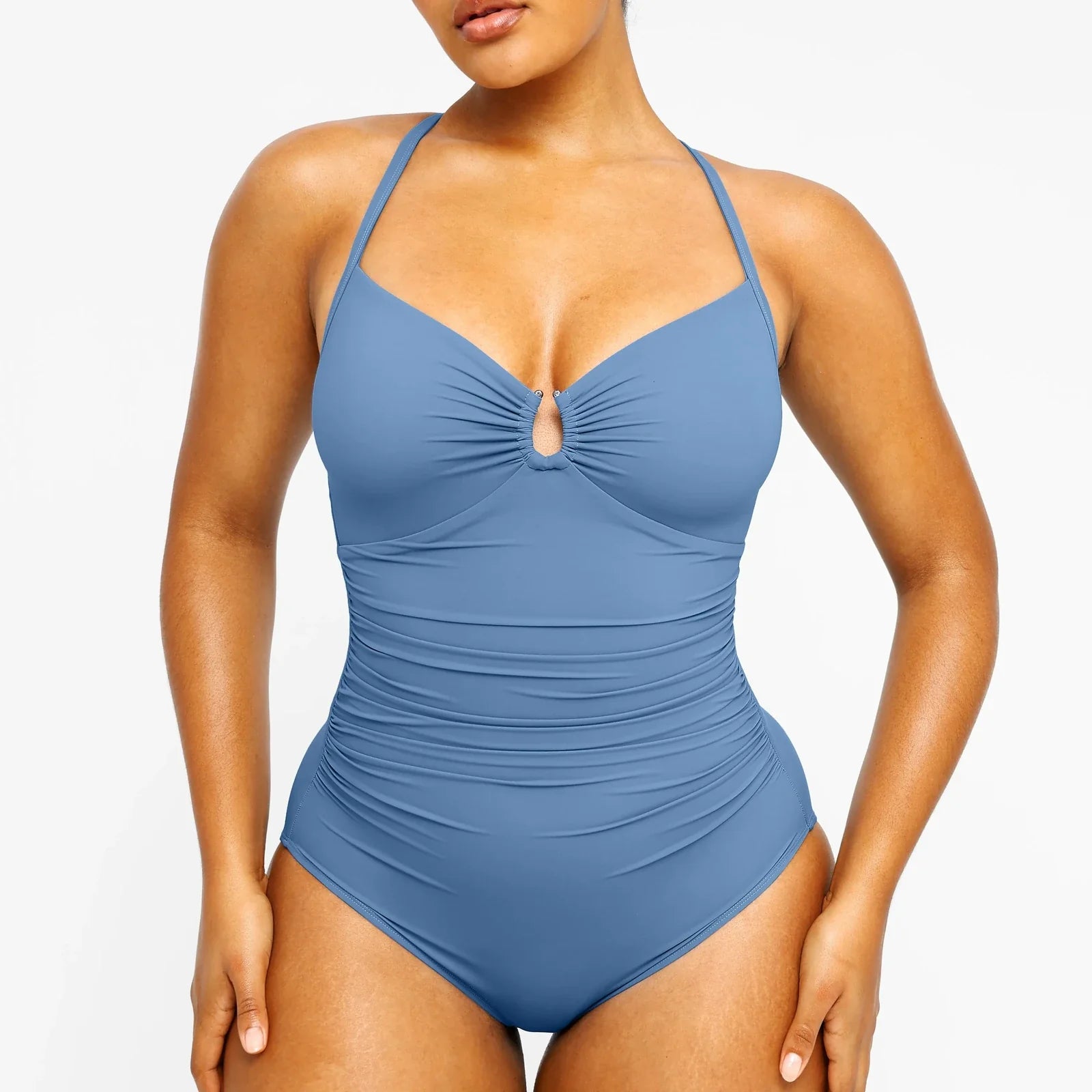 NINONERA U-Ring Smart Sculpt Swimsuit - Sky Blue