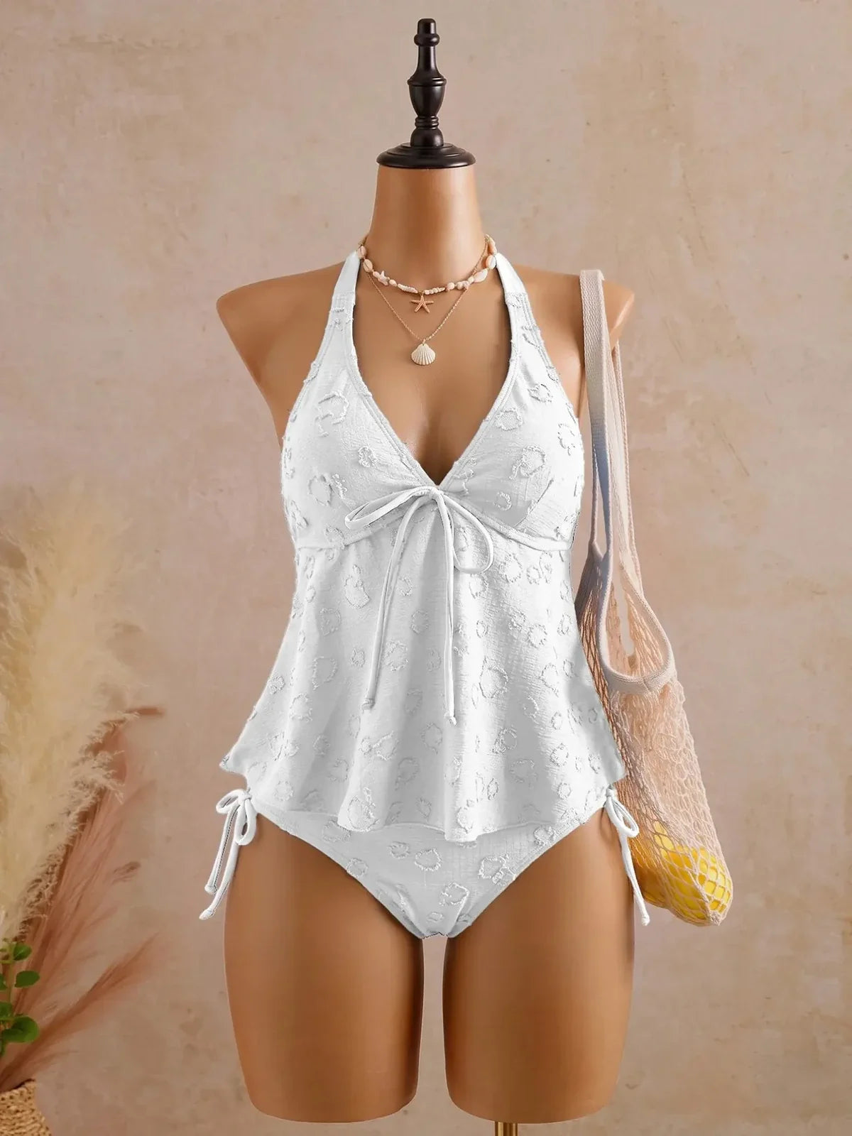 NINONERA DriftEase Tankini Set - White