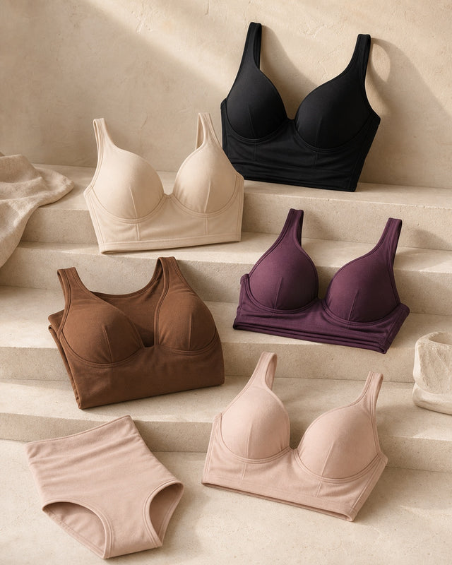 Curated NINONERA bras and foundations in seasonal colors